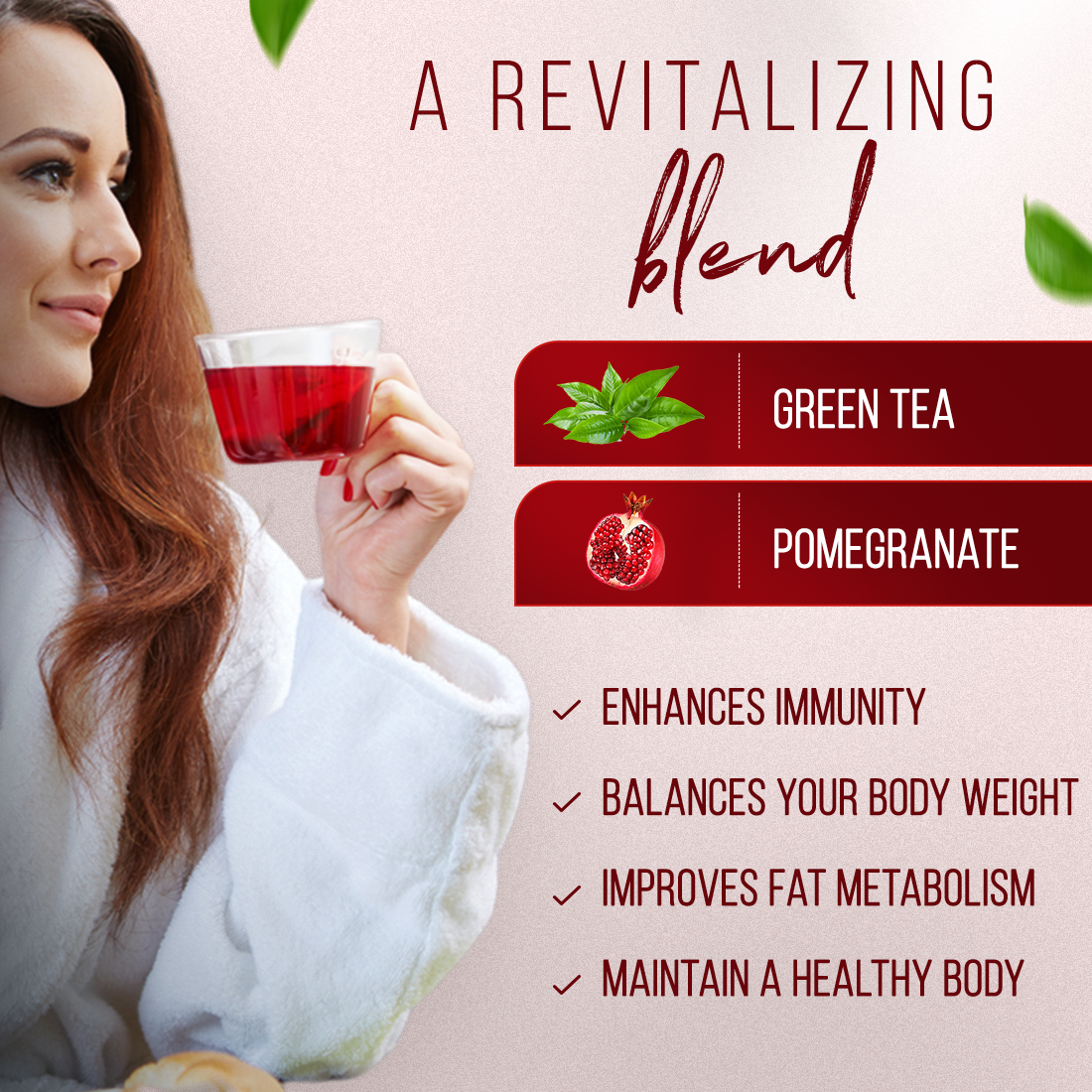 Pomegranate Green Tea