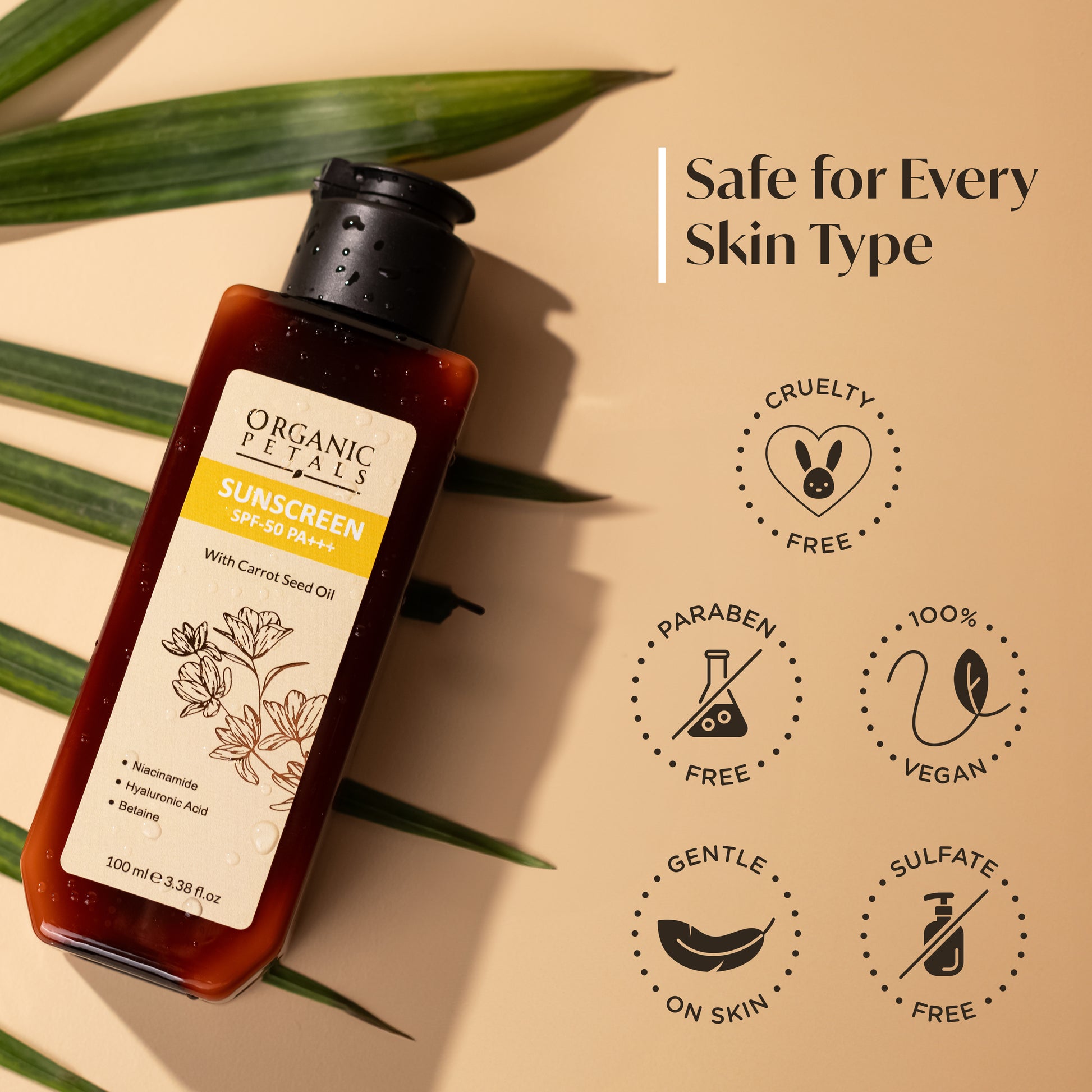 Sunscreen Spf-50 Pa+++ with Carrot Seed Oil