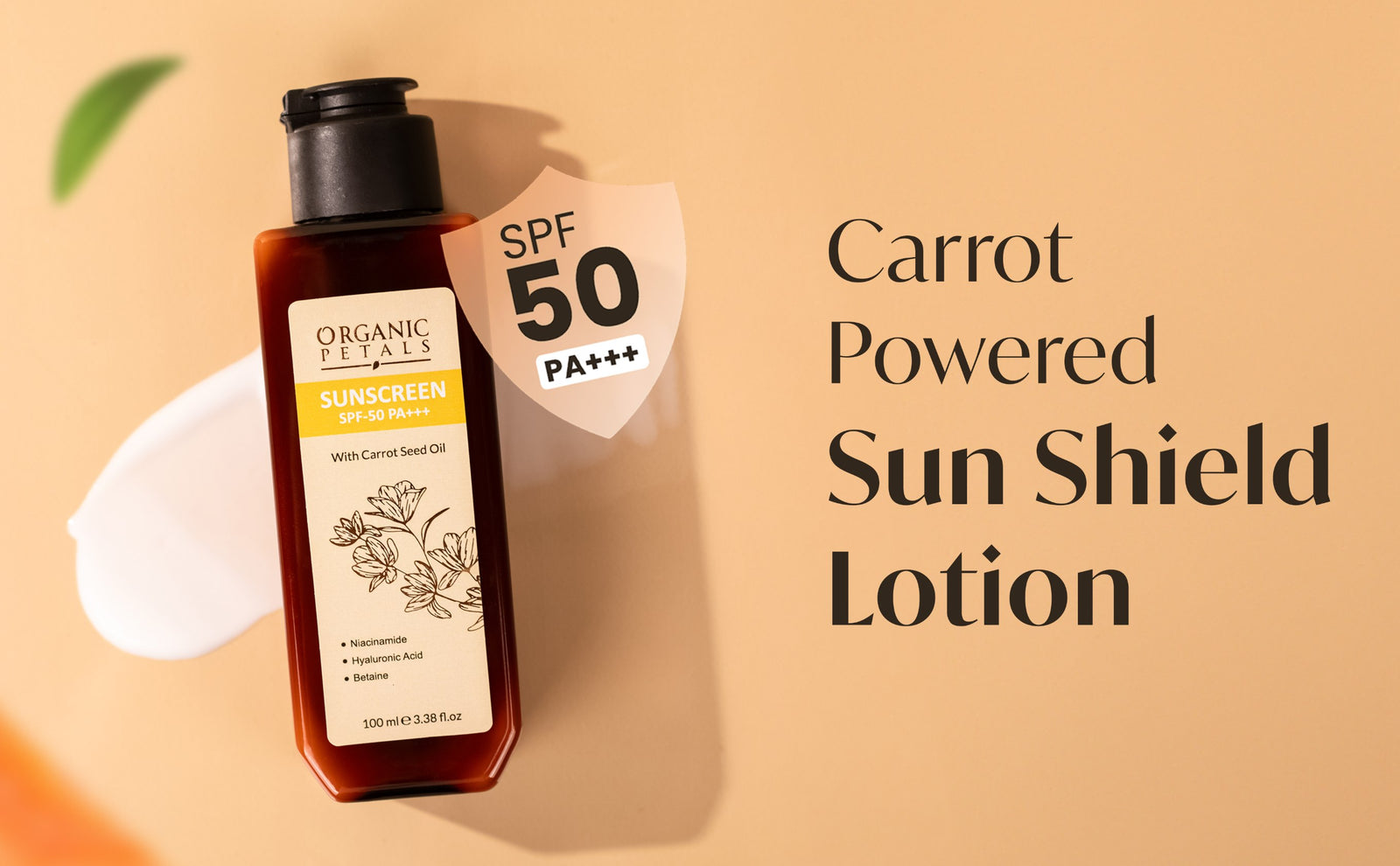 Sunscreen Spf-50 Pa+++ with Carrot Seed Oil