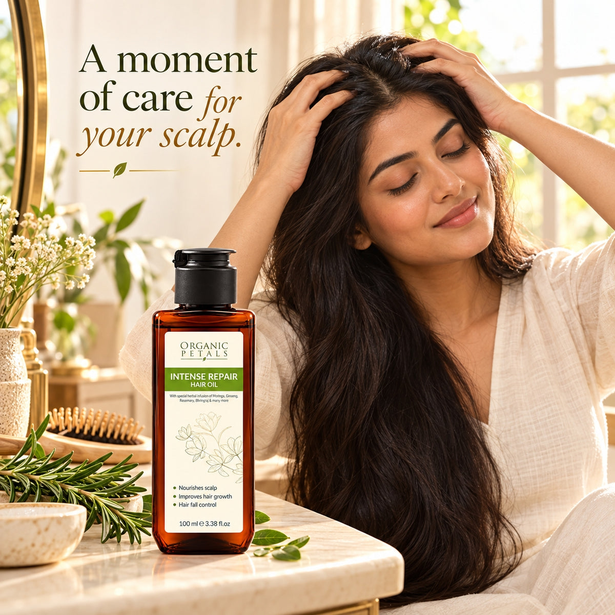 Intense Repair Hair Oil – Nourishes Scalp, Controls Hair Fall & Promotes Healthy Hair Growth
