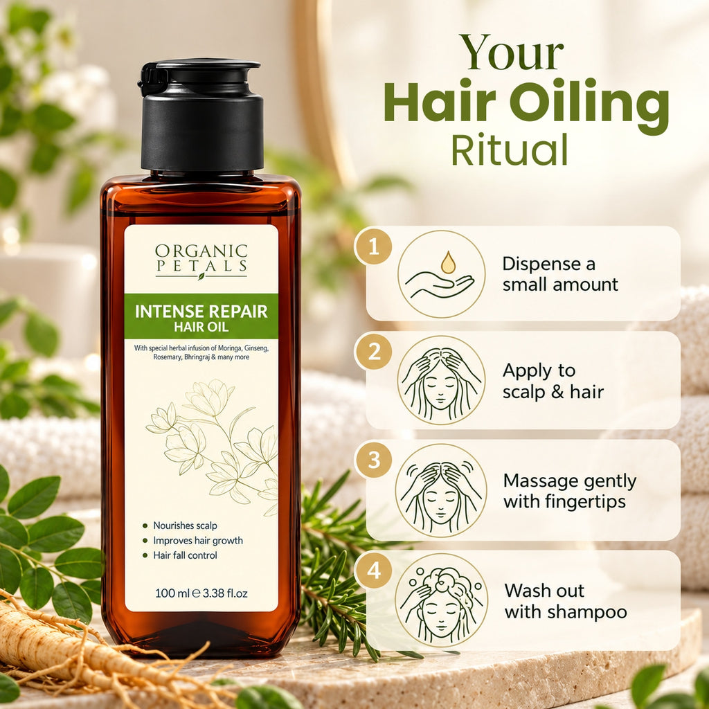 Intense Repair Hair Oil – Nourishes Scalp, Controls Hair Fall & Promotes Healthy Hair Growth