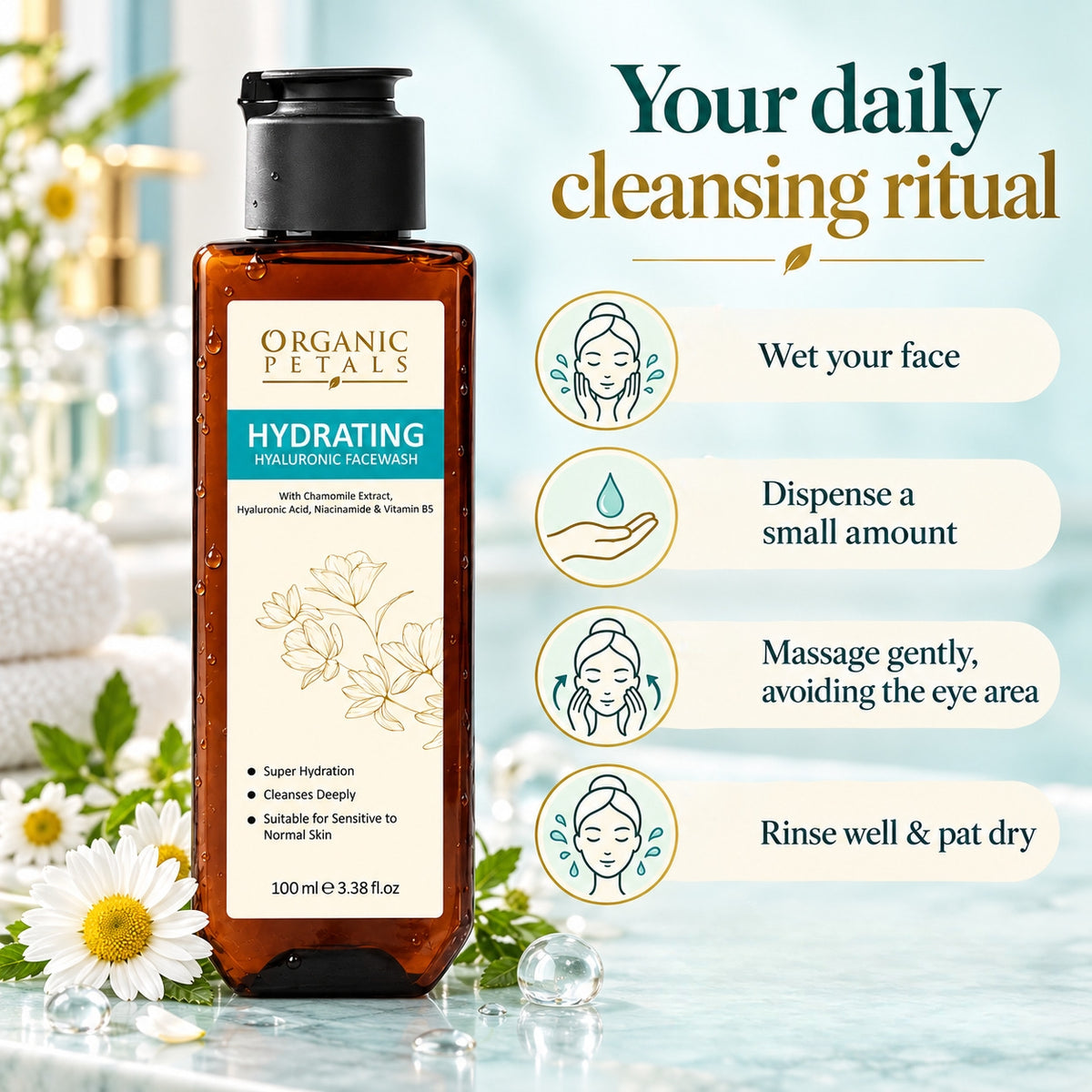 Hydrating Hyaluronic Face Wash