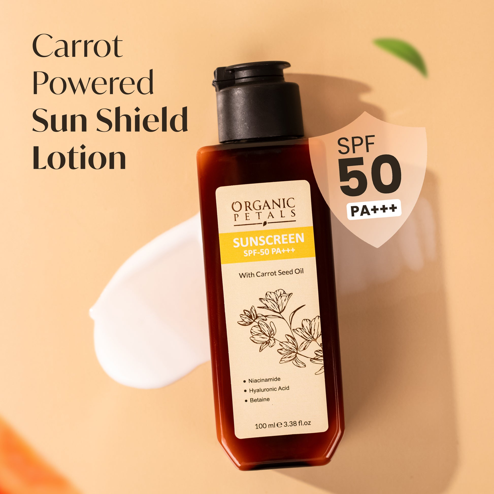 Sunscreen Spf-50 Pa+++ with Carrot Seed Oil