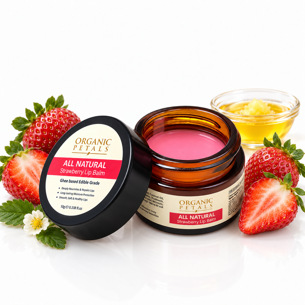 Organic Petals Lip Balm – Ghee Based