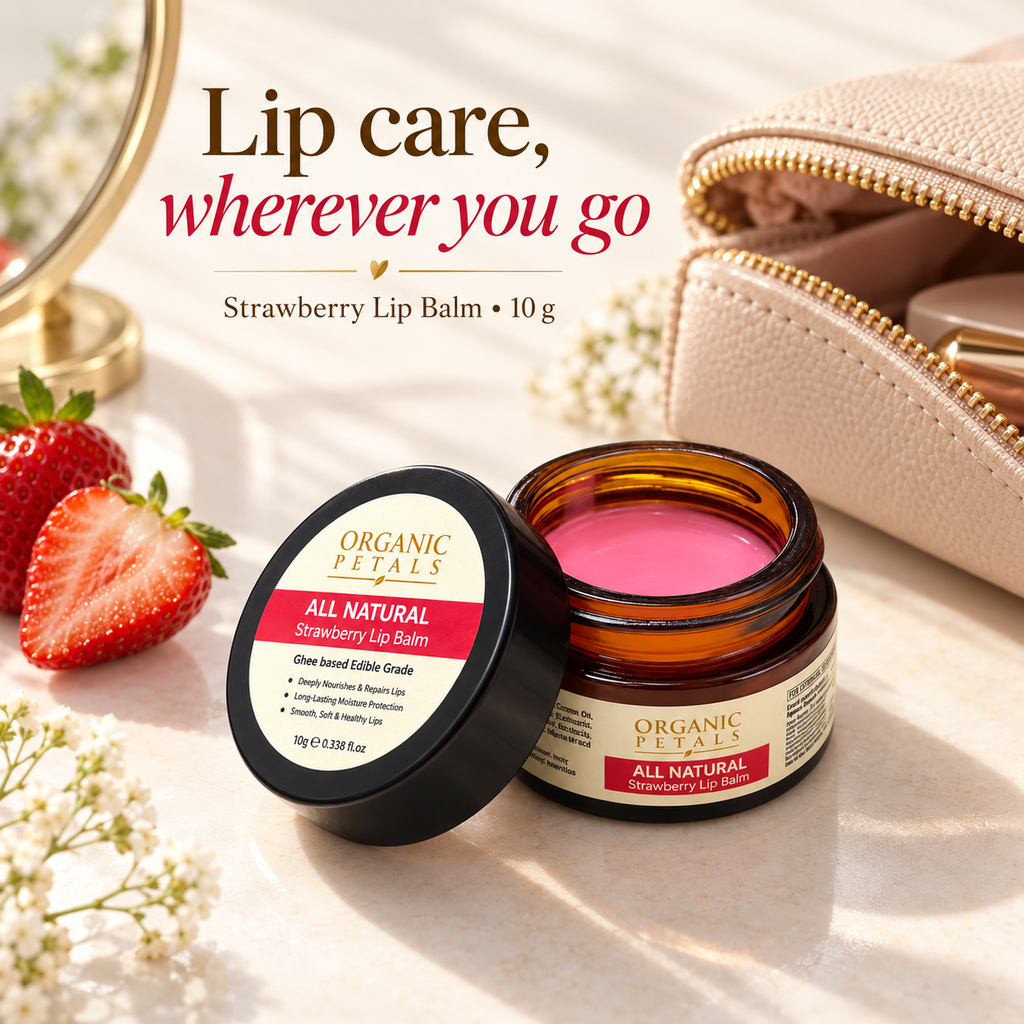 Organic Petals Lip Balm – Ghee Based