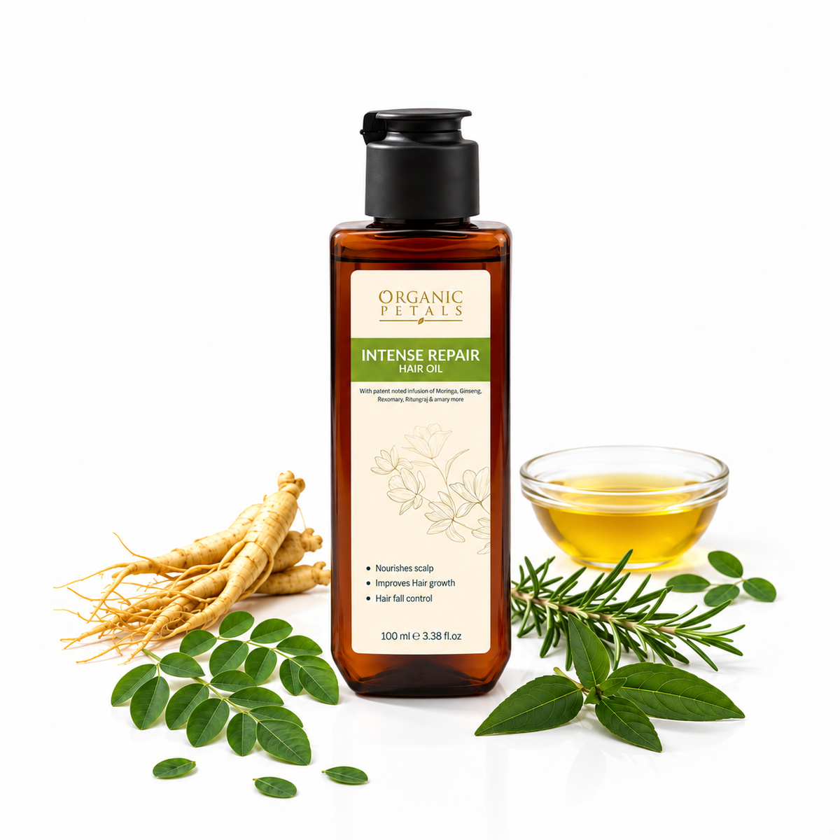 Intense Repair Hair Oil – Nourishes Scalp, Controls Hair Fall & Promotes Healthy Hair Growth