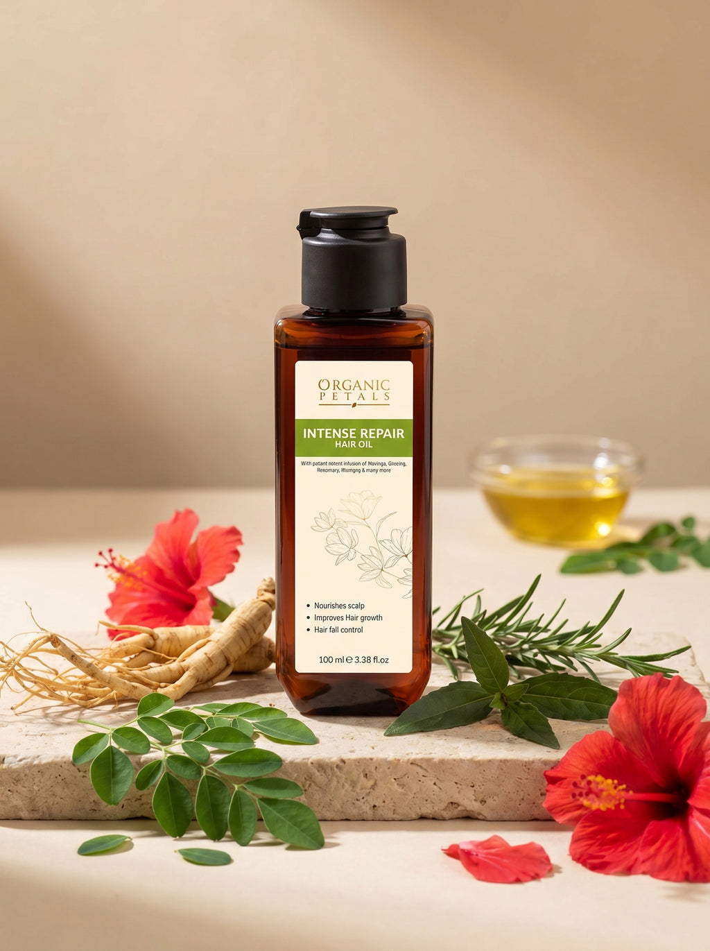 Intense Repair Hair Oil – Nourishes Scalp, Controls Hair Fall & Promotes Healthy Hair Growth